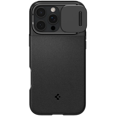 Чехол для iPhone 16 Pro Max Spigen Optik Armor MagSafe Black, изображение 7