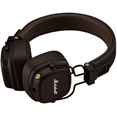 Наушники беспроводные Marshall Major V Brown, Цвет: Brown / Коричневый, изображение 12