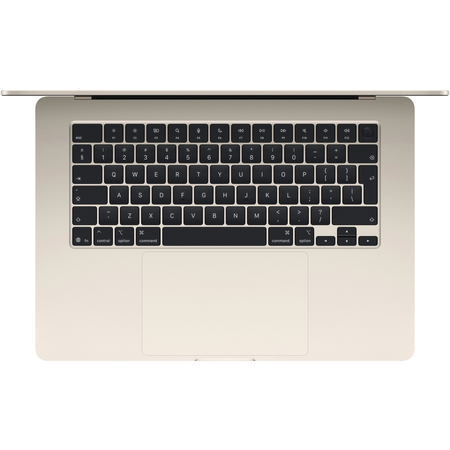 Apple MacBook Air 15 MC6K4 Starlight (M4 10-Core, GPU 10-Core, 24GB, 512GB), Общий объем твердотельных накопителей (SSD): 512 ГБ, Объем оперативной памяти: 24 ГБ, Цвет: Starlight / Сияющая звезда, изображение 2
