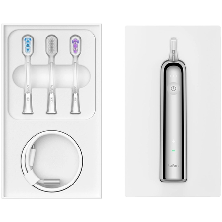 Электрическая зубная щетка Laifen WAVE Chrome (LFTB01-S), Цвет: Grey / Серый, изображение 8