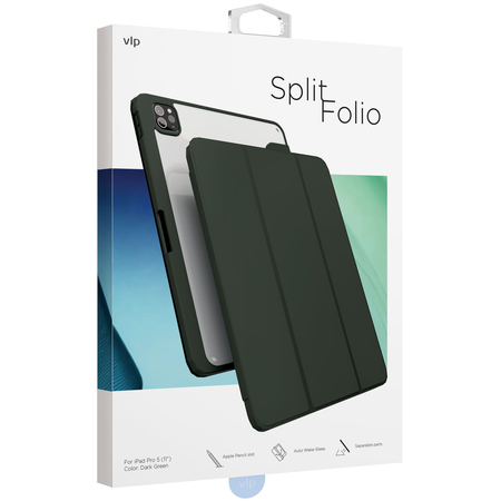 Чехол для iPad Pro M4 (11'') VLP Split Folio Dark Green, Цвет: Dark green / Темно-зеленый, изображение 9