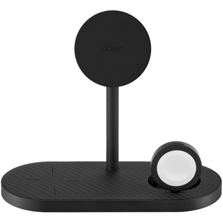 Беспроводное зарядное устройство uBear Stage Pro 3in1 (WL16BL31-AW) Black, изображение 2