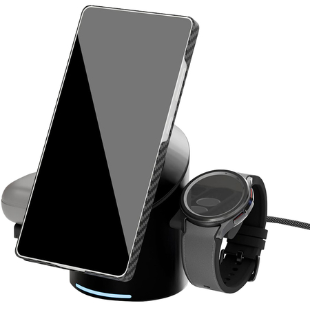 Беспроводное зарядное устройство VLP Tower Power 3 in 1 for Samsung Black, изображение 2