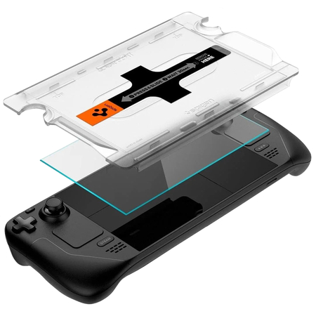 Защитное стекло для Steam Deck Spigen Glas.TR ”EZ FIT” Clear, изображение 3