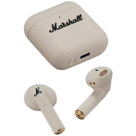 Беспроводные наушники Marshall Minor IV Cream, Цвет: Beige / Бежевый, изображение 7