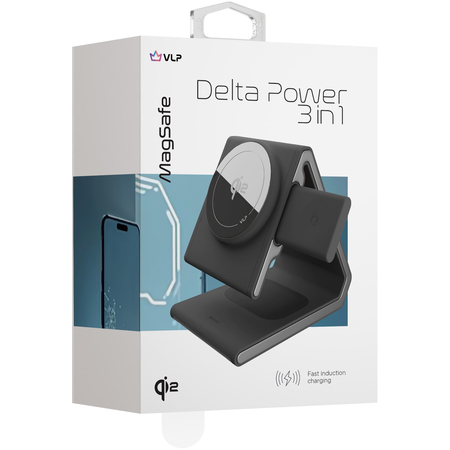 Беспроводное зарядное устройство VLP Delta Power 3 in 1 Black, изображение 5