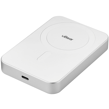 Внешний аккумулятор uBear Slide Magnetic Power bank 10000mAh White, Цвет: White / Белый, изображение 3