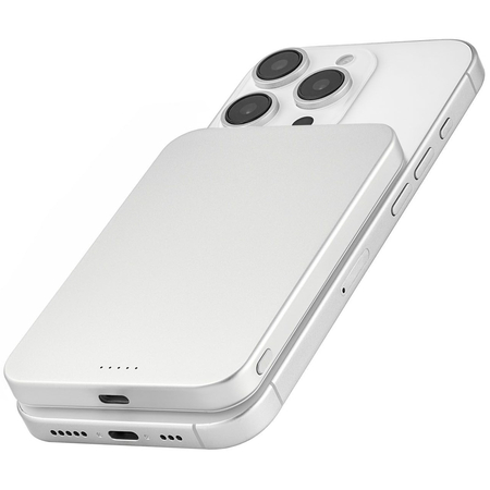 Внешний аккумулятор uBear Slide Magnetic Power bank 5000mAh White, Цвет: White / Белый, изображение 5