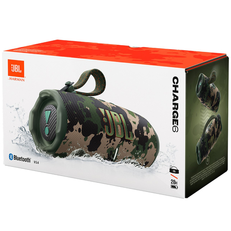 Колонка беспроводная JBL Charge 6 Squad, Цвет: Squad / Камуфляж, изображение 11
