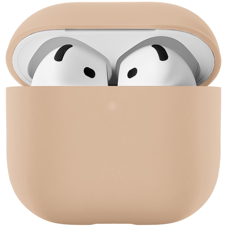 Чехол для наушников Airpods 4 uBear Touch Pro Case Latte, изображение 2