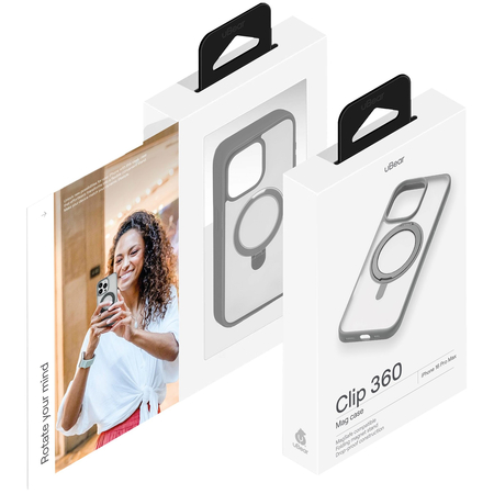 Чехол для iPhone 16 Pro Max uBear Сlip 360 Mag Case Grey, изображение 7