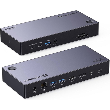 Док-станция UGREEN U709 Revodok Max 13-in-1 Thunderbolt 4 Docking Station Dark Gray, изображение 2