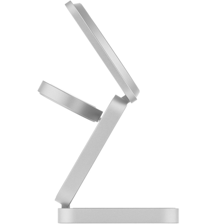 Беспроводное зарядное устройство uBear Balance Ultra 3in1 Qi2 Silver, изображение 2