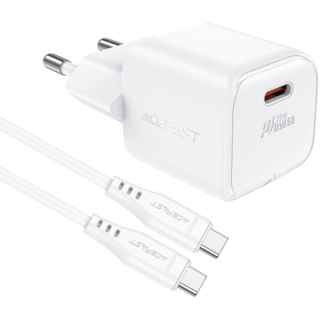 Сетевое зарядное устройство ACEFAST A73 mini PD20W White, изображение 5
