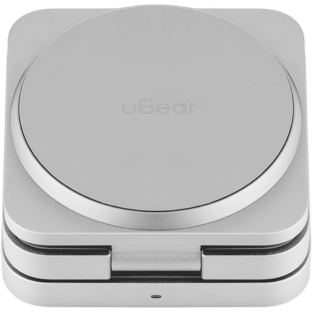Беспроводное зарядное устройство uBear Balance Ultra 3in1 Qi2 Silver, изображение 5