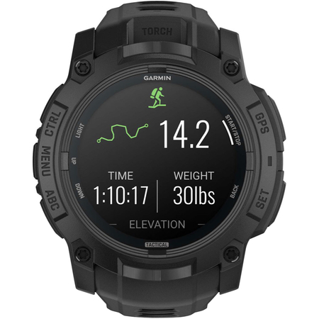 Garmin Instinct 3 50mm Tactical Amoled Black with Black Silicone, изображение 4