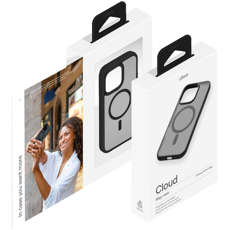 Чехол для iPhone 16 Pro Max uBear Cloud Mag Case Black, изображение 5