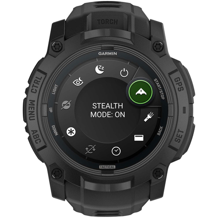 Garmin Instinct 3 50mm Tactical Amoled Black with Black Silicone, изображение 5