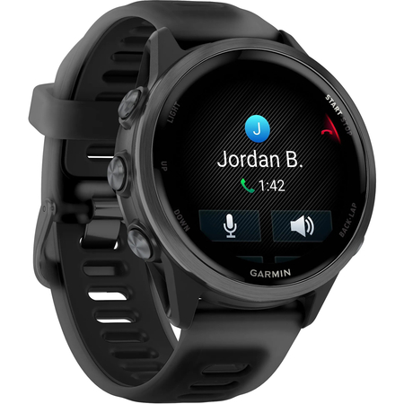 Garmin Forerunner 570 42mm Slate Gray with Black/Translucent Black Silicone with Slate Buckle, Экран: 42, Цвет: Black / Черный, изображение 4