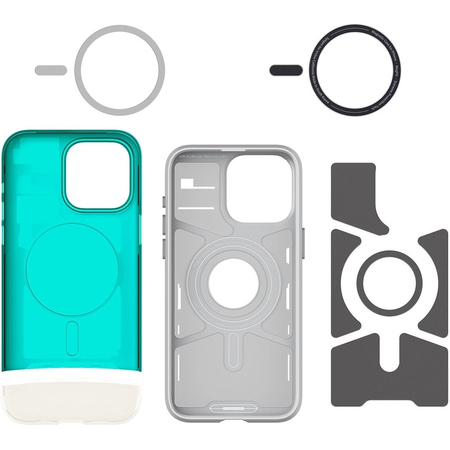 Чехол для iPhone 15 Pro Spigen Classic C1 MagSafe, bondi blue, Цвет: Turquoise / Бирюзовый, изображение 11