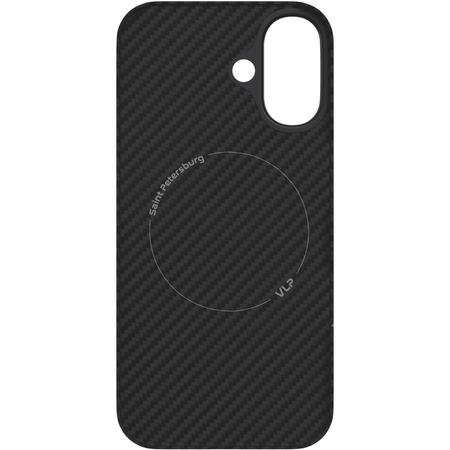 Чехол для iPhone 16 VLP Kevlar Case с MagSafe Black, изображение 2