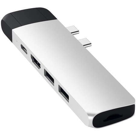 Usb-хаб Satechi Pro Hub with Ethernet Silver, изображение 4