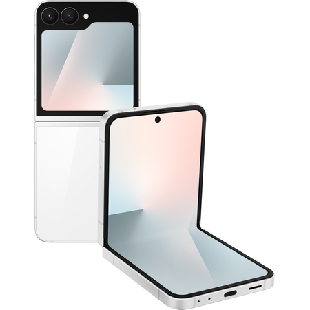 Смартфон Samsung Z Flip 7 FE 8/256Gb Белый, Объем оперативной памяти: 8 ГБ, Объем встроенной памяти: 256 Гб, Цвет: White / Белый