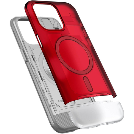Чехол для iPhone 15 Pro Spigen Classic C1 MagSafe, ruby, Цвет: Red / Красный, изображение 9