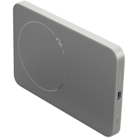 Внешний аккумулятор VLP Diamond Energy MagSafe 5000mAh Natural Titanium, Цвет: Grey / Серый, изображение 3