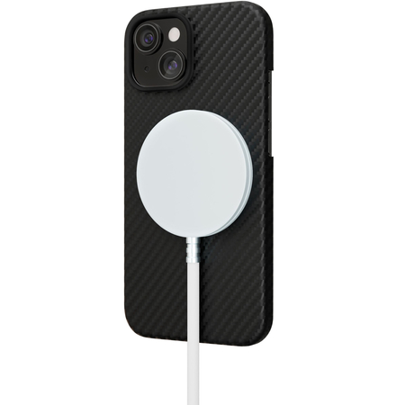 Чехол для iPhone 15 VLP Kevlar Case с MagSafe Black, изображение 4