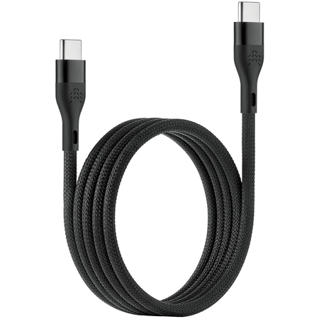 Кабель Rocket Premium Urban Mag Nylon Braid USB C - USB C 1m Black