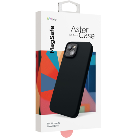Чехол для iPhone 14/15 VLP Aster Case с MagSafe Black, изображение 7