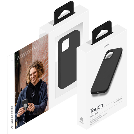 Чехол для iPhone 15 Plus uBear Touch Mag Case MagSafe Black, изображение 5