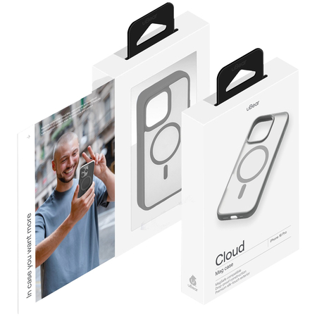 Чехол для iPhone 16 Pro uBear Cloud Mag Case Grey, изображение 8