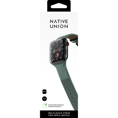 Ремешок для Apple Watch 49/45/44/42mm Native Union (Re)Classic Band Green, изображение 3