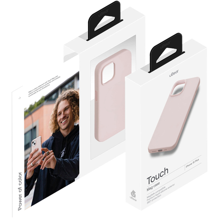 Чехол для iPhone 15 Plus uBear Touch Mag Case MagSafe Pink, изображение 5