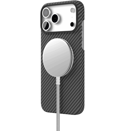 Чехол для iPhone 17 Pro Max VLP Kevlar Case с MagSafe Black, изображение 3