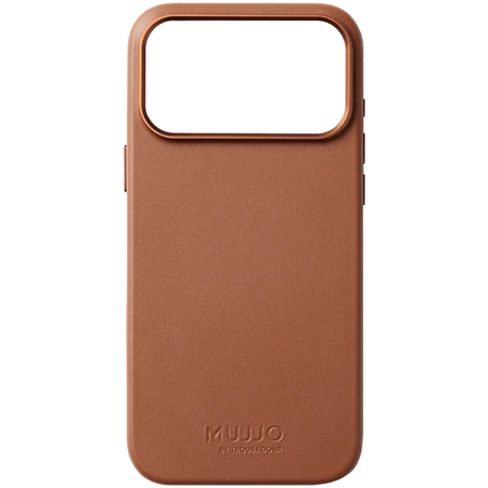 Чехол для iPhone 17 Pro Max Mujjo Full Leather Case Tan