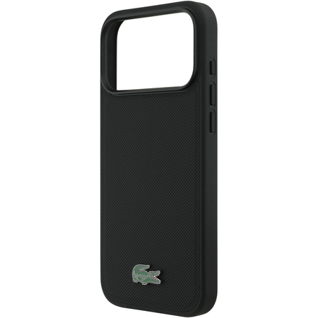 Чехол для iPhone 17 Pro Max CG Mobile Lacoste PVC Metal Lacquer logo MagSafe Hard Black, изображение 6