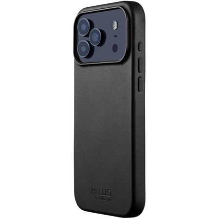Чехол для iPhone 17 Pro Max Mujjo Full Leather Case Black, изображение 3