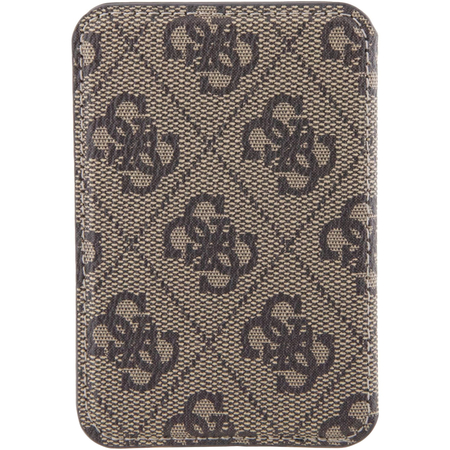 Картхолдер Guess Wallet Cardslot MagSafe PU 4G Stripes Brown, изображение 2