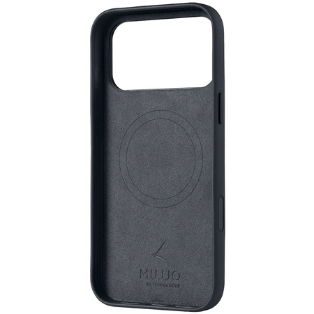 Чехол для iPhone 17 Pro Max Mujjo Full Leather Case Basalt, изображение 4