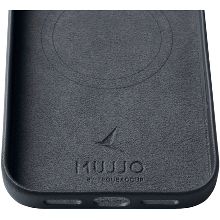 Чехол для iPhone 17 Pro Max Mujjo Full Leather Case Basalt, изображение 5