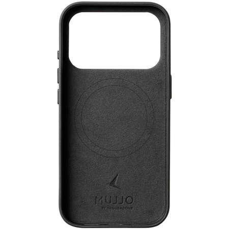 Чехол для iPhone 17 Pro Mujjo Full Leather Case Black, изображение 2