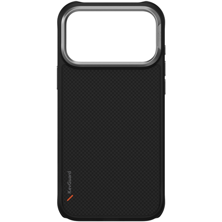Чехол для iPhone 17 Pro Max Uniq KEVA Kevlar Carbon MagSafe Black, изображение 2