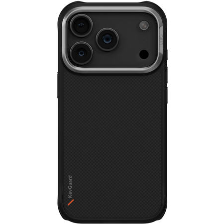 Чехол для iPhone 17 Pro Max Uniq KEVA Kevlar Carbon MagSafe Black