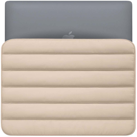 Чехол для Macbook Air/Pro 13"/14" (18/22) Bustha JUMP Slim Sleeve Leather Desert, изображение 2
