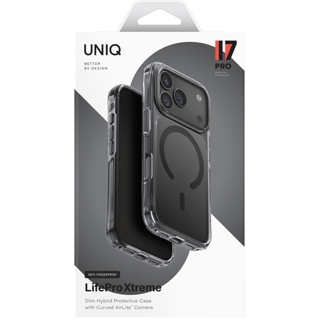 Чехол для iPhone 17 Pro Uniq Lifepro Xtreme AF MagSafe Frost Smoke, изображение 6