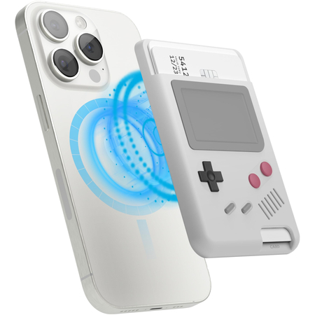 Картхолдер Elago MagSafe Card Pocket Silicone Unique W5 Game console Light Grey, изображение 2