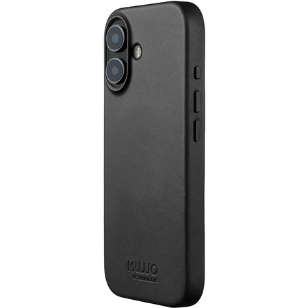 Чехол для iPhone 17 Mujjo Full Leather Case Black, изображение 3
